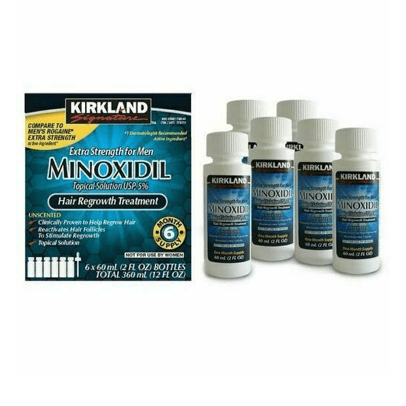 Kirkland Minoxidil Solution 5% For Men 6 Month