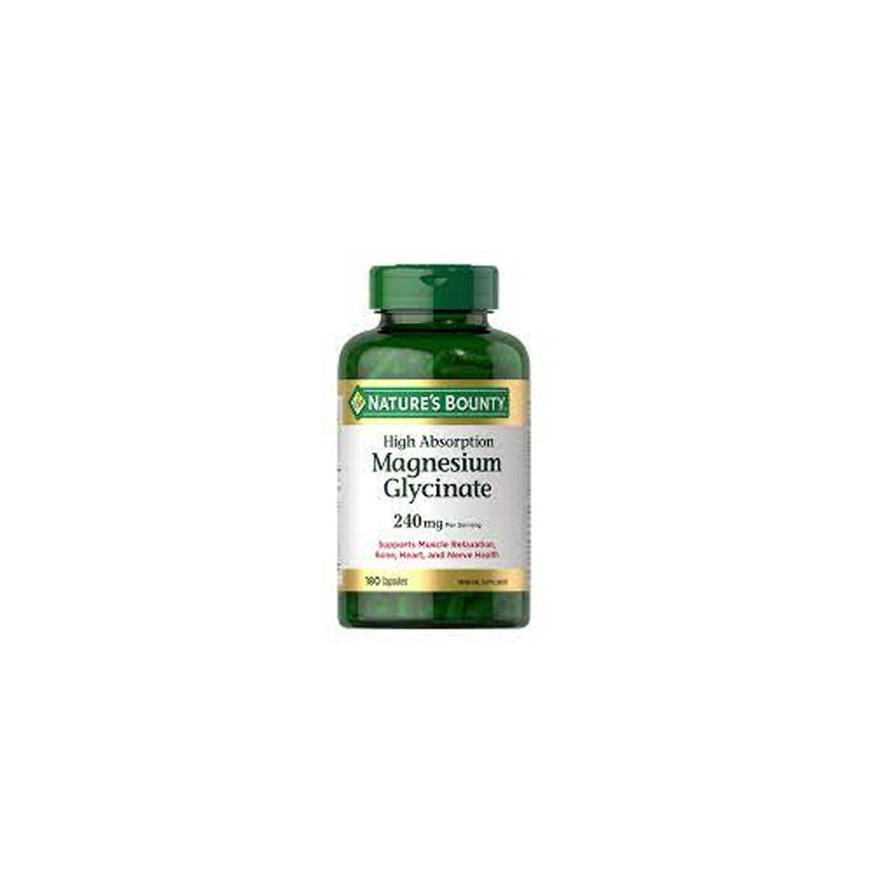 Nature’S Bounty Magnesium Glycinate 240Mg 180 Capsules