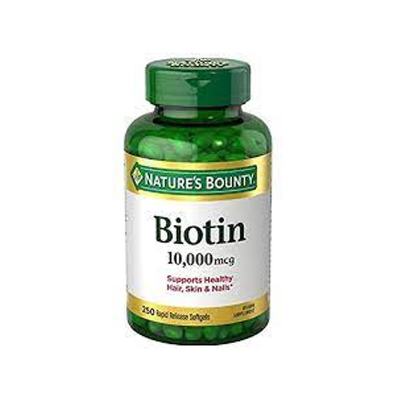 Nature's Bounty Biotin 10000 mcg 250 Softgels