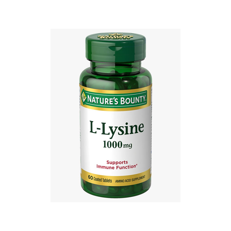 Nature's Bounty L-Lysine 1000 mg Tablets 60