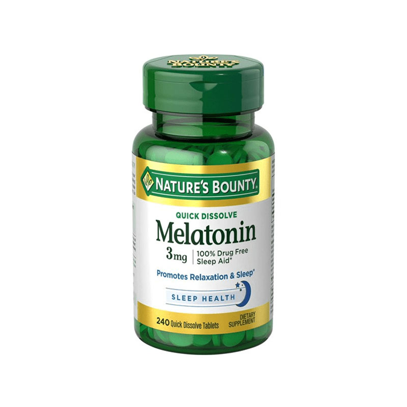 Nature's Bounty Melatonin 3 mg 240 Tablets