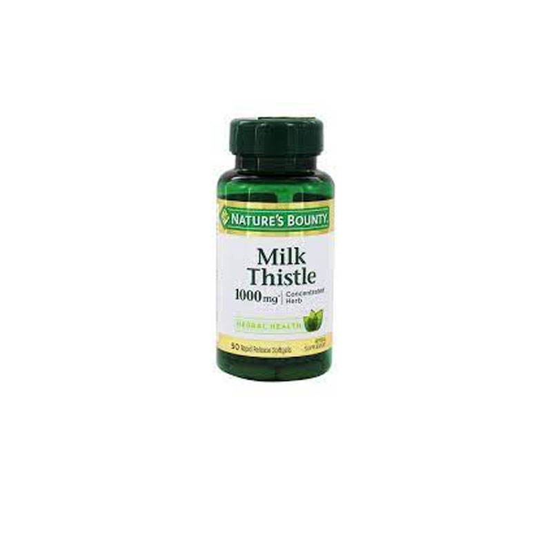 Nature’s Bounty Milk Thistle 100mg 50 Softgels