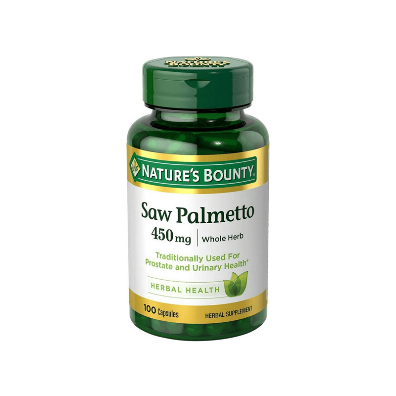 Nature’s Bounty Saw Palmetto 450mg 100 Capsules