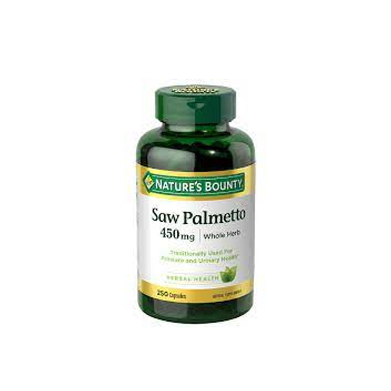 Nature's Bounty Saw Palmetto, Supplement, 450mg, 250 tablet