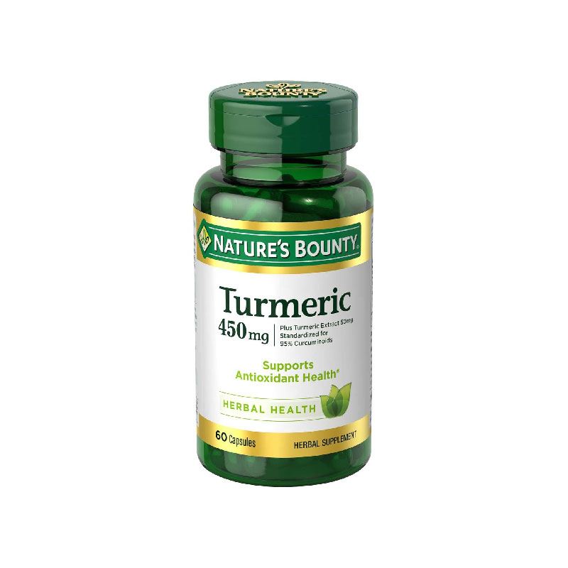 Nature’s Bounty Turmeric 450mg 60 Capsules