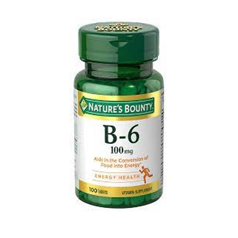 Nature’s Bounty Vitamin B6 100mg 100 Tablets