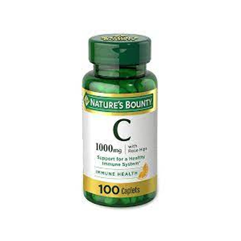 Nature’s Bounty Vitamin C – 1000mg with Rose Hips 100 Tablets