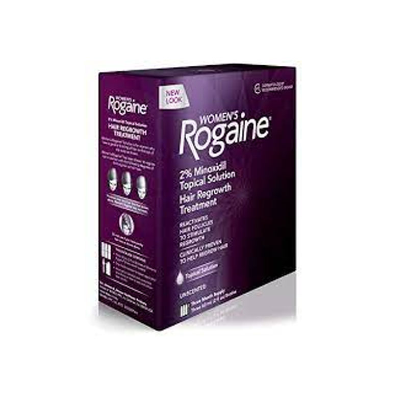 Women’s Rogaine 2% Minoxidil Topical Solution Three Month Supplement