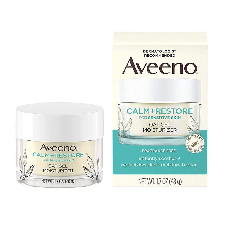 Aveeno Calm + Restore Oat Gel Moisturizer, For Sensitive Skin