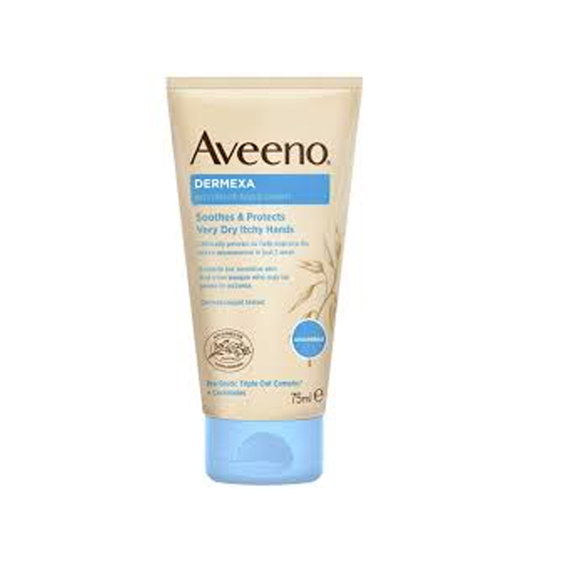 Aveeno Dermexa Emollient Protect Dry and Itchy Hands 75ml