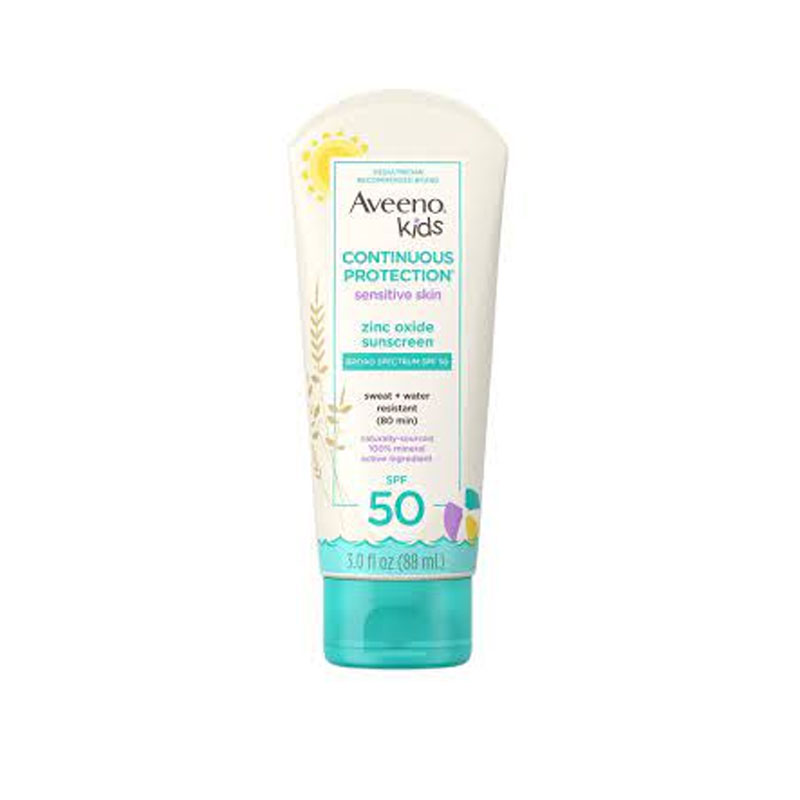 Aveeno Kids Continuous Protection Mineral Sunscreen Lotion 88ml