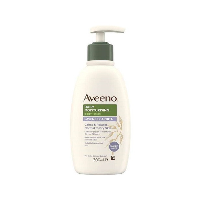 Aveeno Moisturizing Body Lotion Lavender Aroma 300ml