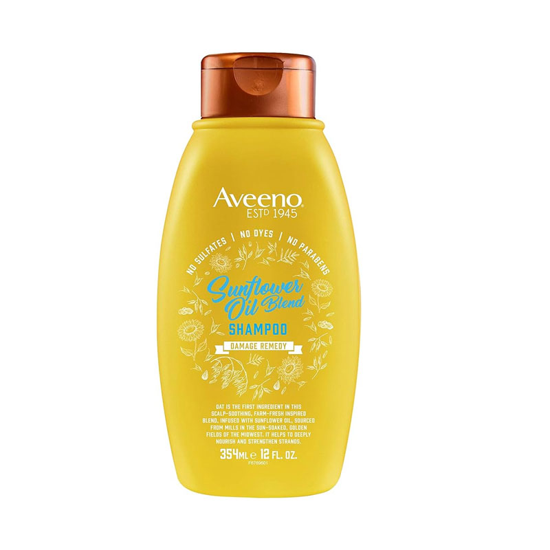 Aveeno Sunflower Oil Blend Damage hair Shampoo 354ml