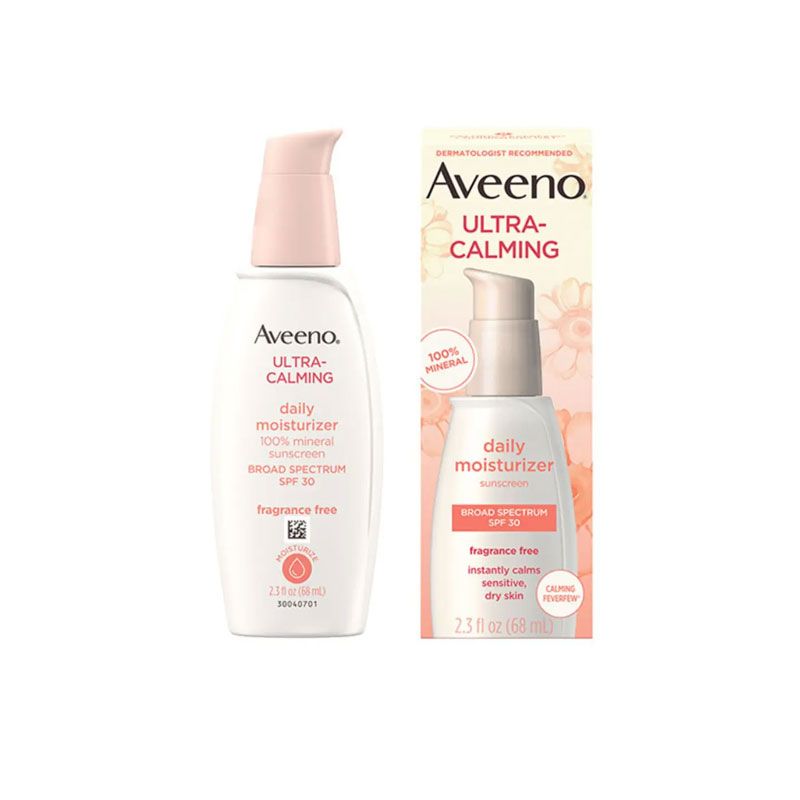 Aveeno Ultra Calming Daily Moisturizer Sunscreen SPF30