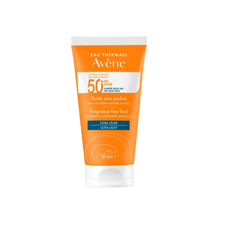 Avène Fluido SPF50+ Sin Perfume Piel Normal o Mixta