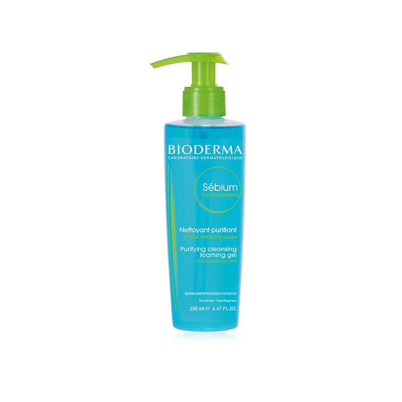 BIODERMA Sebium Face And Body Wash Purifying Gel (200ml)