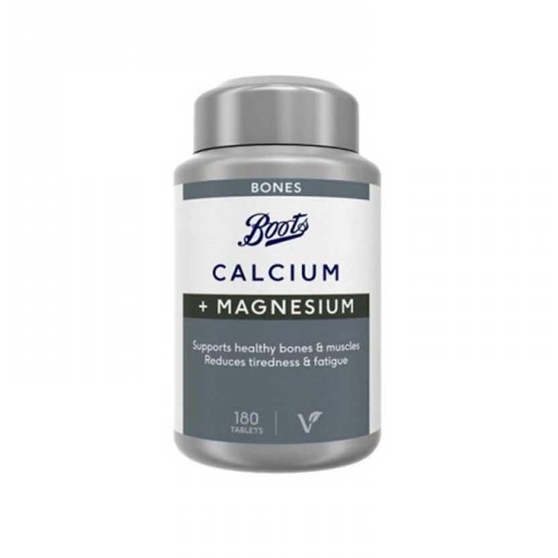 BOOTS Bones Calcium Plus Magnesium -180 Tablets