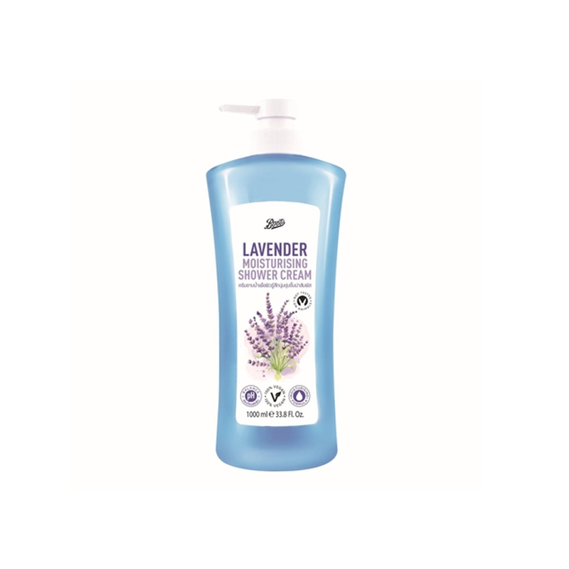 BOOTS Lavender Moisturizing Shower Cream (1000ml)