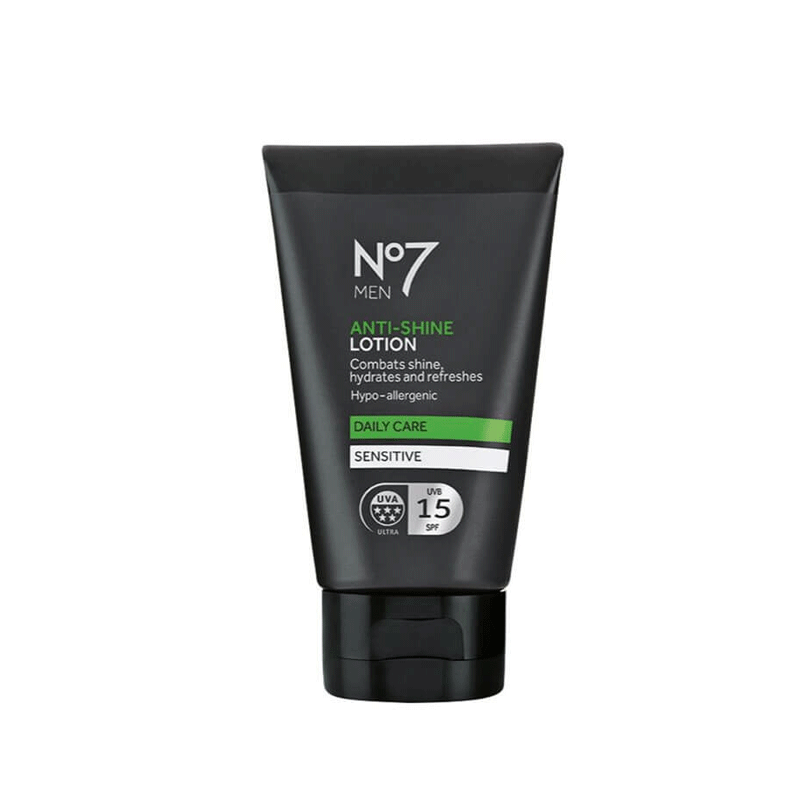 BOOTS No7 Men Anti-Shine Lotion UVB Spf15 (50ml)