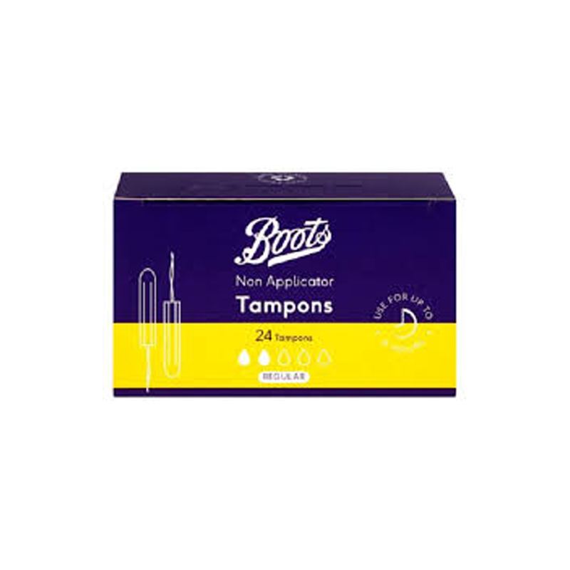 BOOTS Non Applicator Tampons Regular 24 PIS