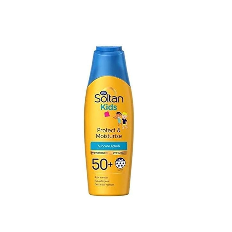 BOOTS Soltan Kids Protect, Moisturize Lotion SPF50+ 200ml (UK)