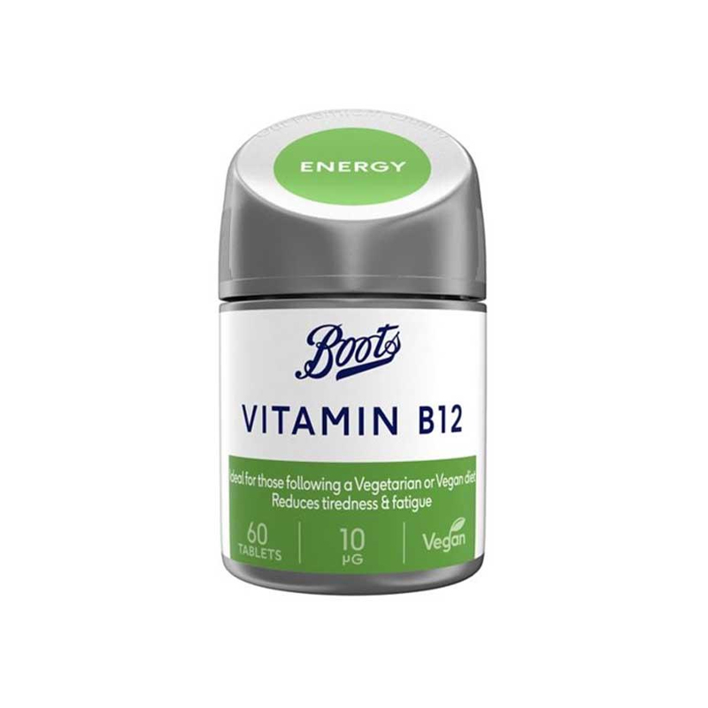 BOOTS VITAMIN B12 (60),tablets