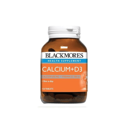 Blackmores Health Supplement Calcium+ Vitamin D3 120 Tablets