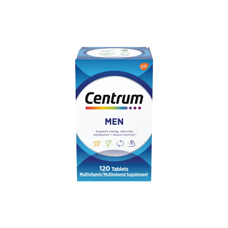 Centrum Men Multivitamin Supplement 120 Tablets