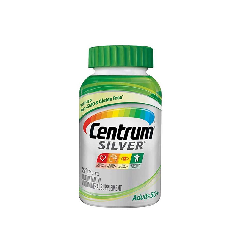 Centrum Silver Multivitamin for Adults 50+ 220 Tablets