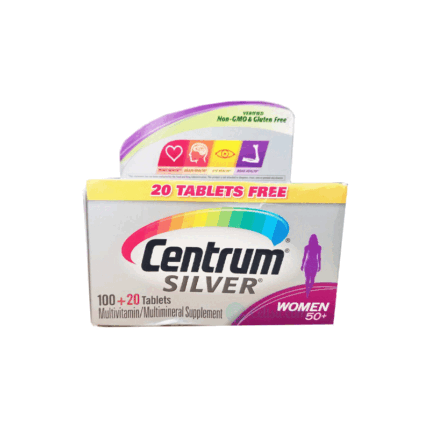 Centrum Silver Women 50+ Multivitamin Supplement -120 Tabs