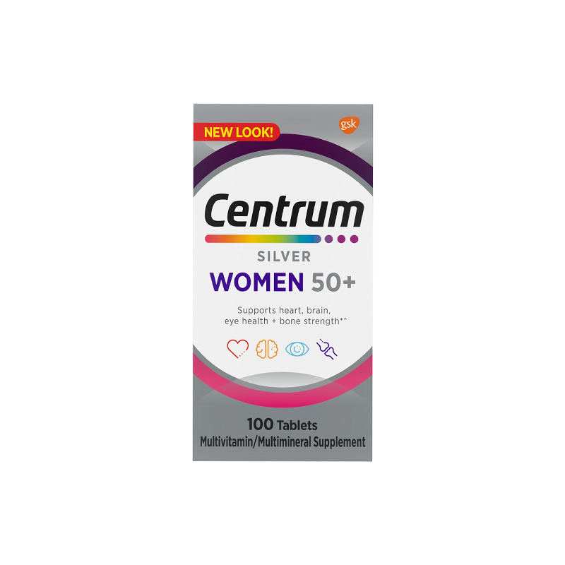 Centrum Silver Women’s 50 Plus Multivitamin 100 Tabs