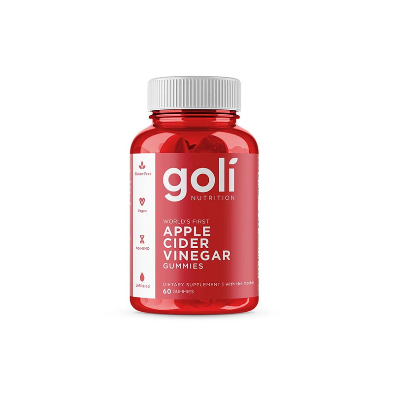 GOLI NUTRITION APPLE CIDER VINEGAR -60 GUMMIES