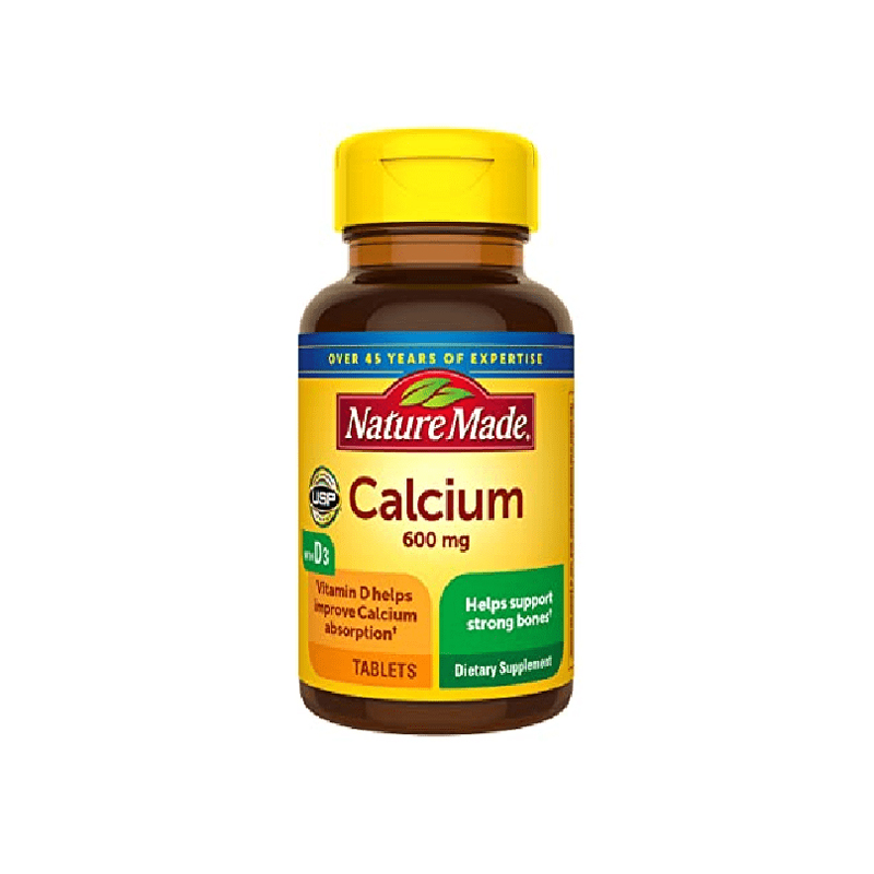 Nature Made Calcium 600mg with Vitamin D3 for 220 Tabs