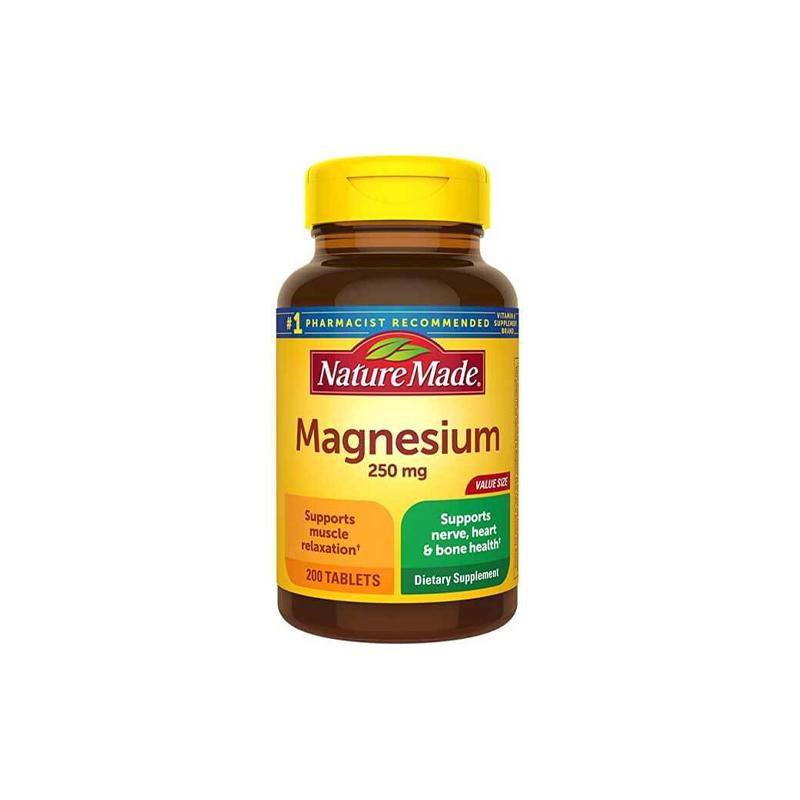 Nature Made Magnesium 250 mg -(200) Tablets