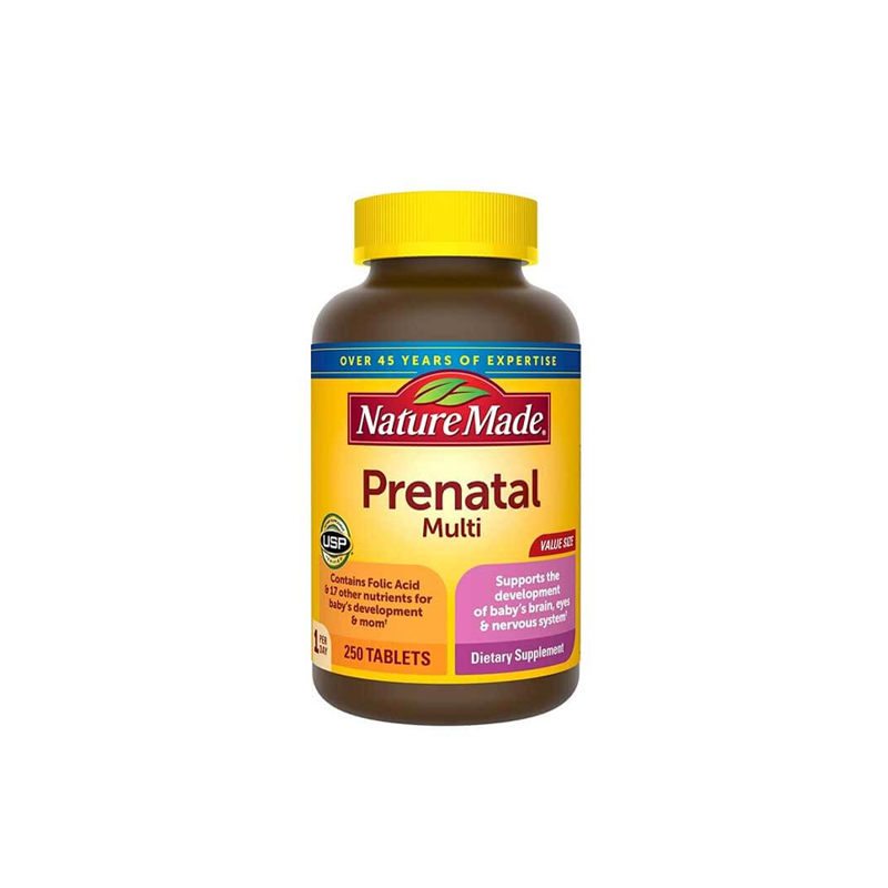 Nature Made Prenatal Multi, 250 Tablets (USA)