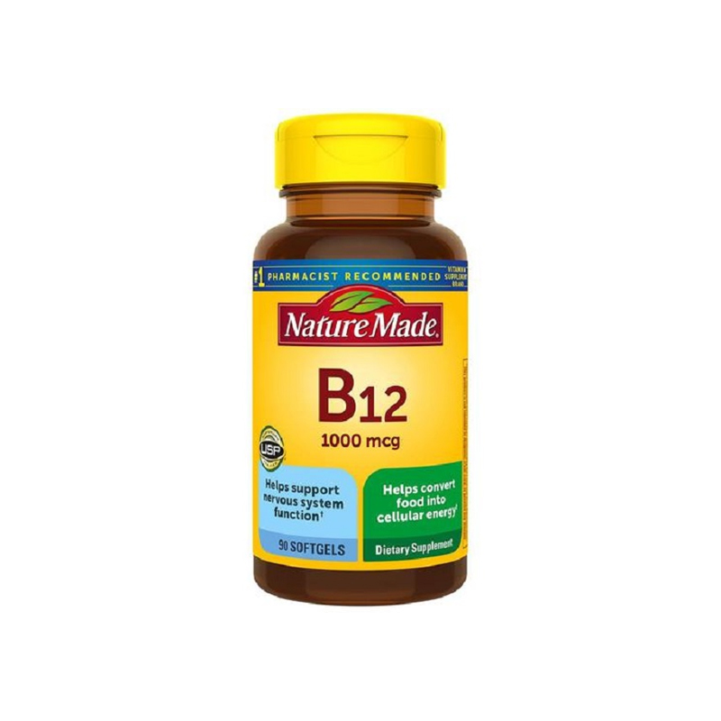 Nature Made Vitamin B12 1000mcg -90 Softgels