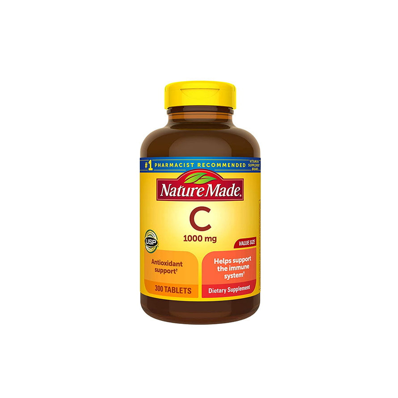 Nature Made Vitamin C Supplement 1000mg, - 300 Tablets