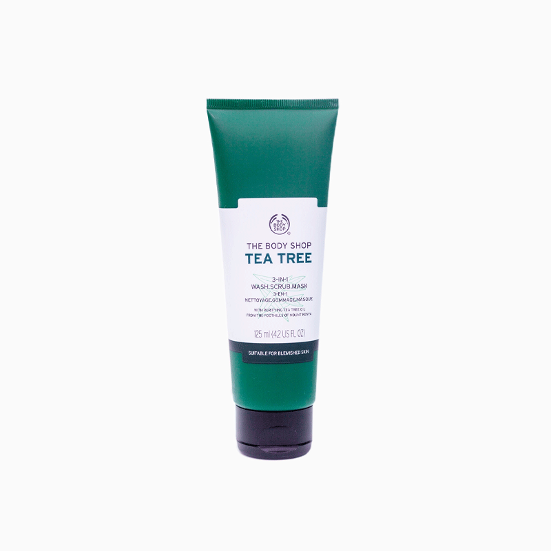 THE BODY SHOP Tea Tree 3 IN1 Wash Scrub Mask (125ml)