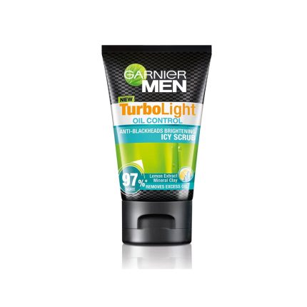 Garnier Men TurboLight Oil Control Brightening Icy Scrub 100ml