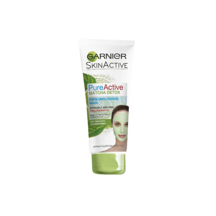 Garnier Pure Active Matcha Detox Pore Unclogging Mask 100ml