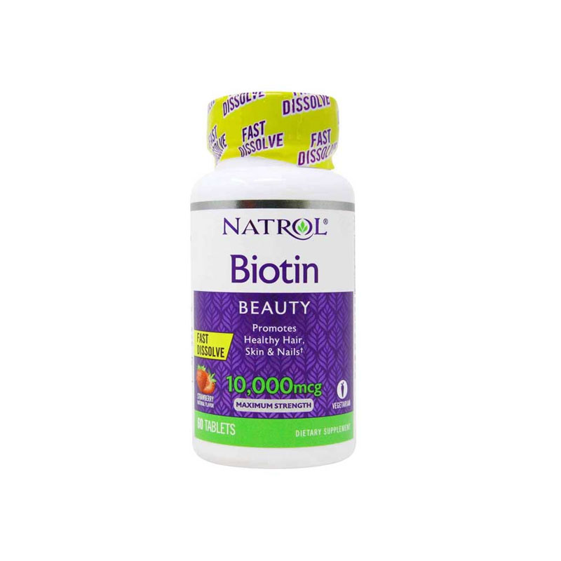 Natrol Biotin Beauty 10000mcg 60 Tablets