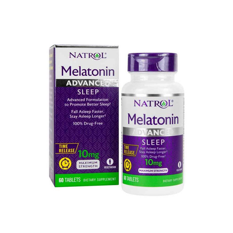 Natrol Melatonin Advanced Sleep Support 10mg -(60) Tablet