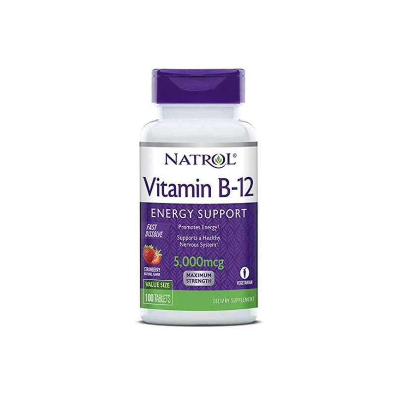 Natrol Vitamin B12 Energy Support 5000mcg 100 Tablet