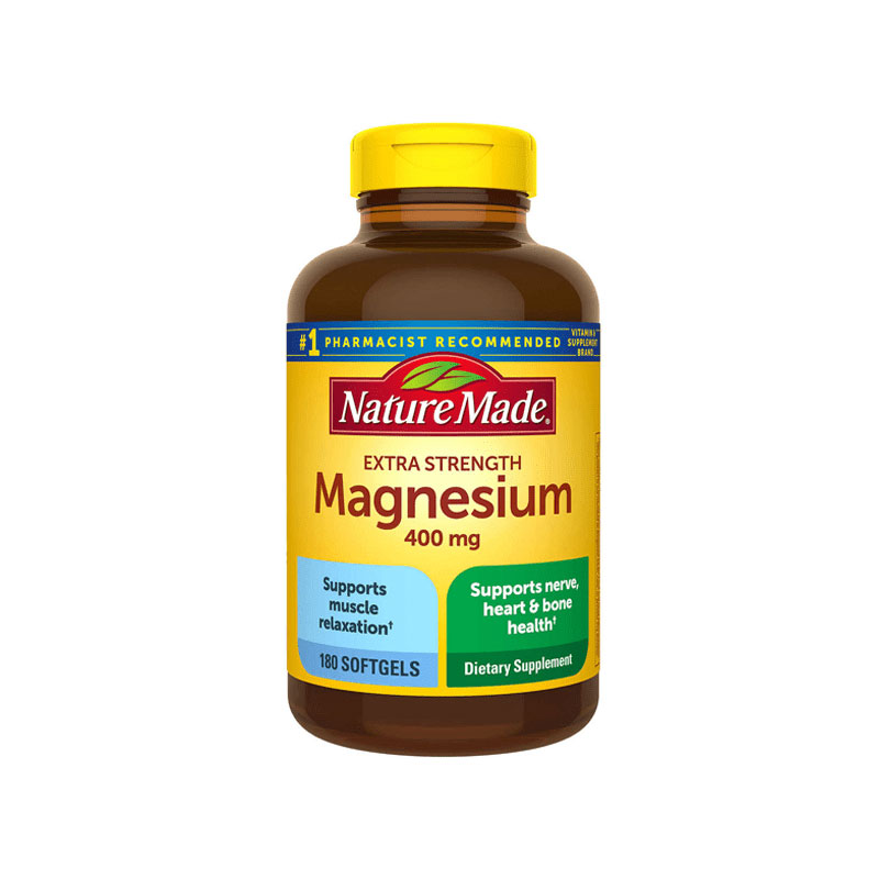 Nature Made Extra Strength Magnesium 400mg 180 Softgels