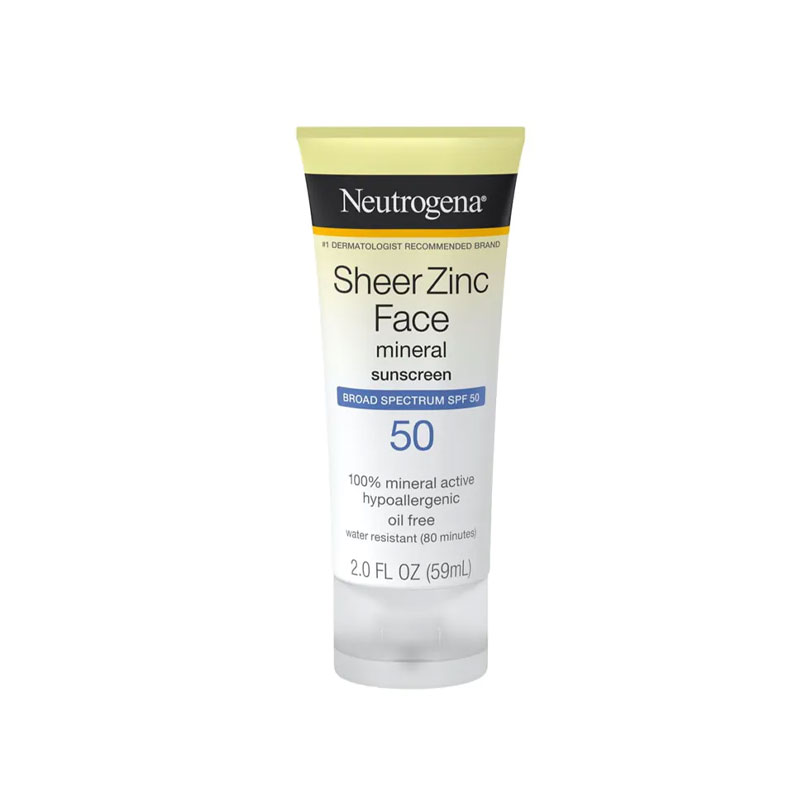 Neutrogena Sheer Zinc Mineral Face Sunscreen SPF 50 – 88ml