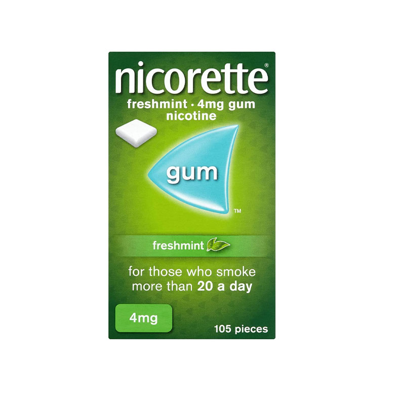 Nicorette Freshmint 4 mg Nicitine -105 Pieces