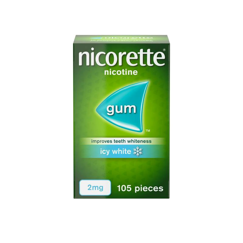 Nicorette Nicotine Gum 2mg -105 Pieces