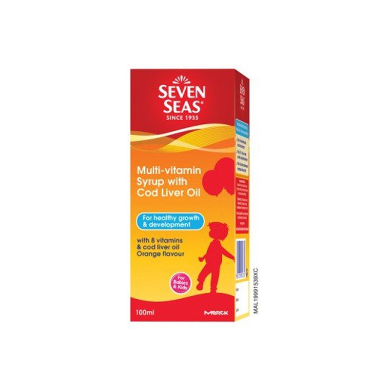 SEVENSEAS MULTI-VITAMIN SYRUP WITH COD LIVER OIL -100ML