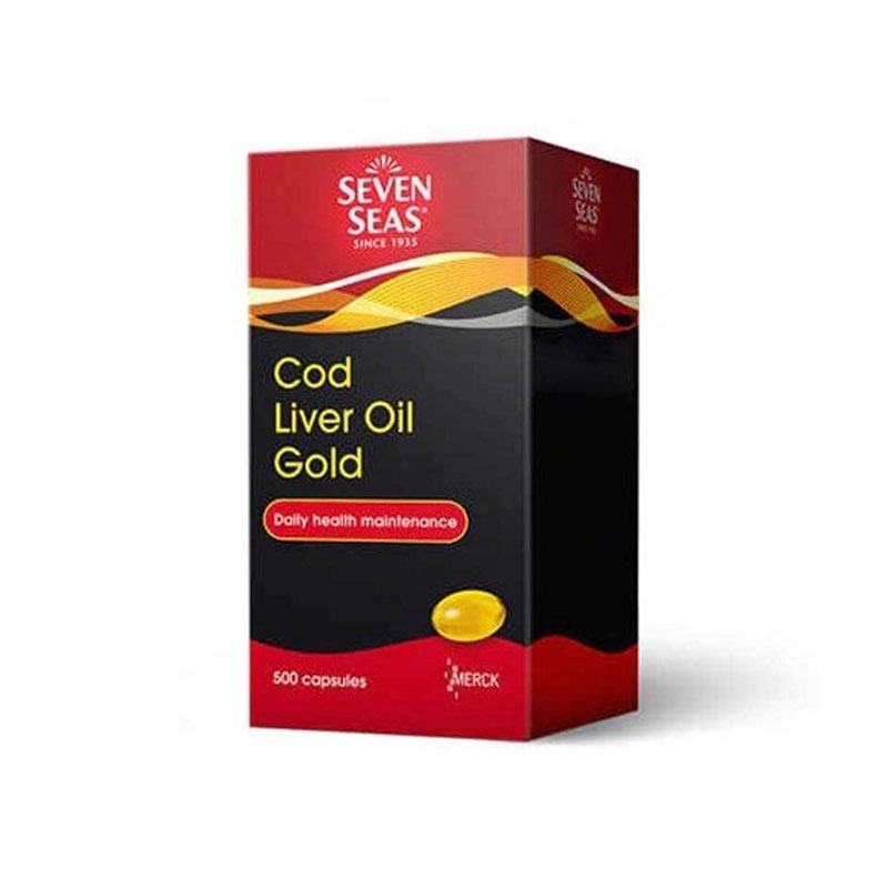 Seven Seas Cod Liver Oil Gold -500 Softgels