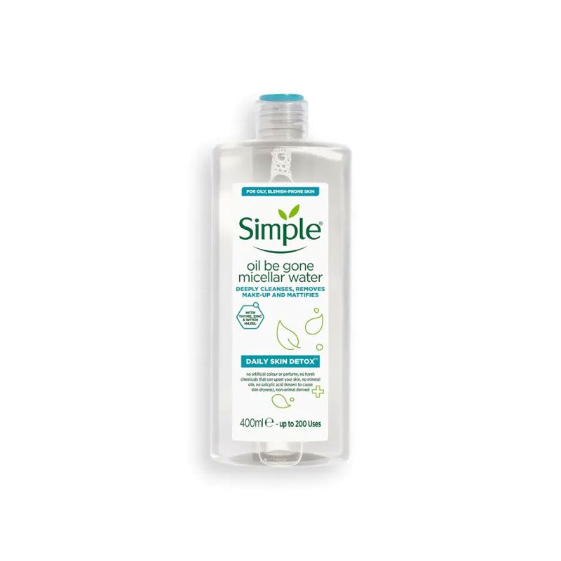 Simple Oil Be Gone Micellar Cleansing Water -400(ml)